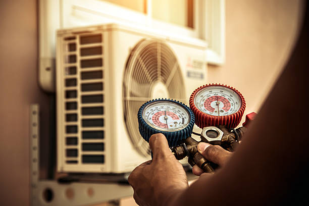 Professional Heat Pump Repair technician working in Pacolet, SC